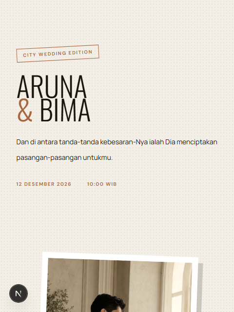 Preview Wedding Modern Retro Urban